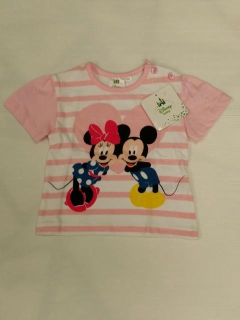 <p>T-shirt baby Disney mezza manica a strisce</p>
