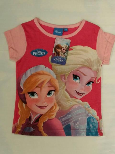 <p>T-shirt baby mezza manica Disney con stampa inerente ai personaggi Frozen</p>